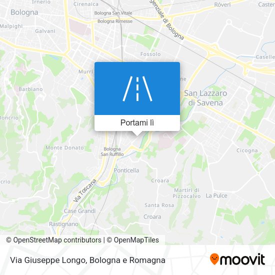 Mappa Via Giuseppe Longo