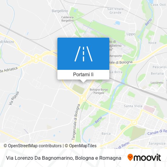 Mappa Via Lorenzo Da Bagnomarino
