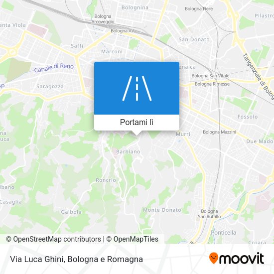 Mappa Via Luca Ghini