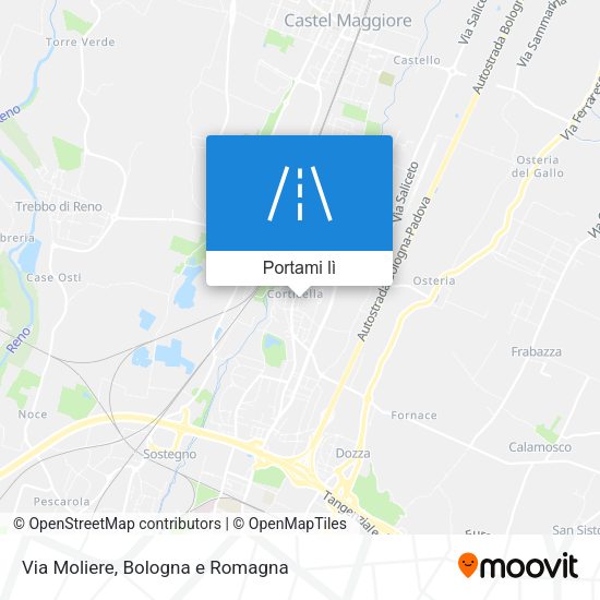 Mappa Via Moliere