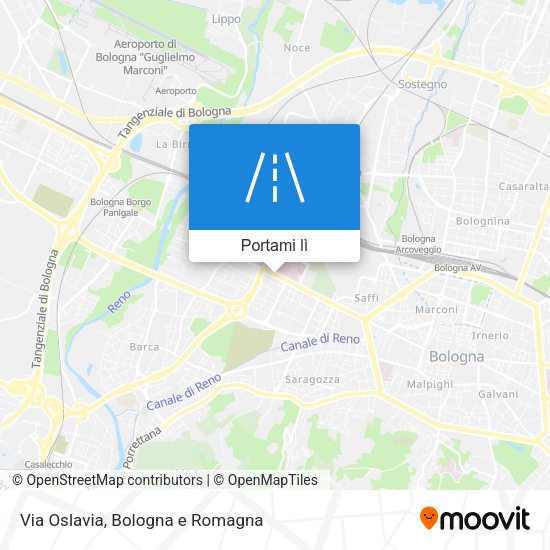 Mappa Via Oslavia
