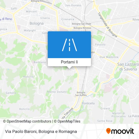 Mappa Via Paolo Baroni