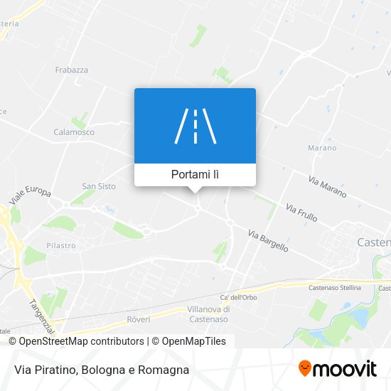 Mappa Via Piratino
