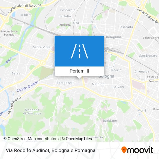 Mappa Via Rodolfo Audinot