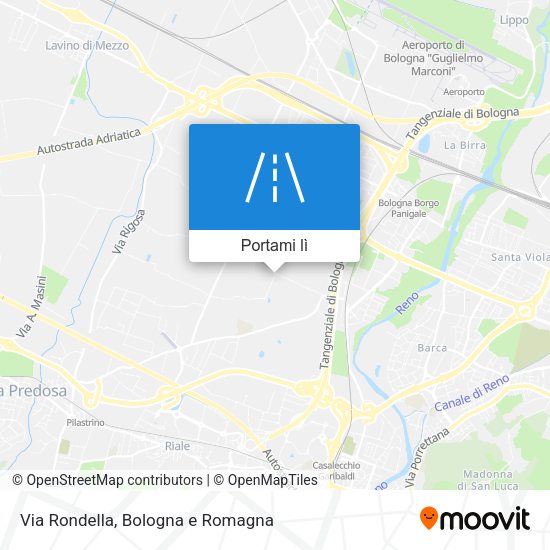 Mappa Via Rondella