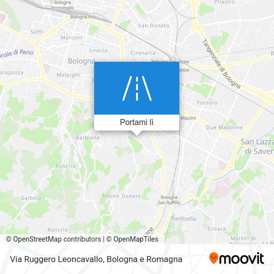 Mappa Via Ruggero Leoncavallo