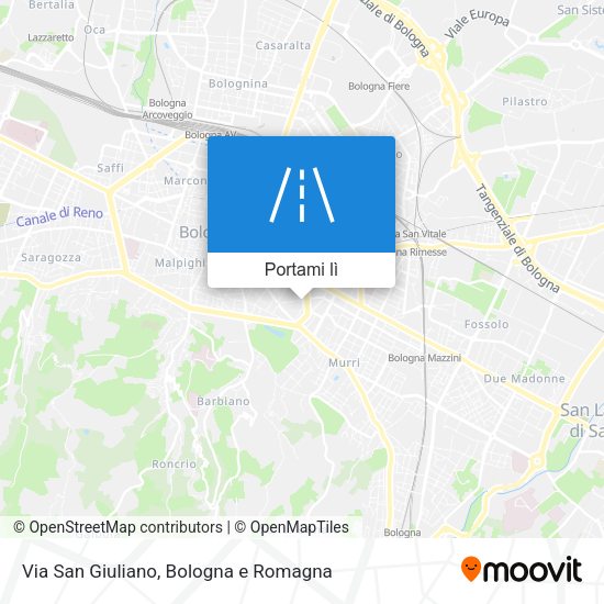 Mappa Via San Giuliano