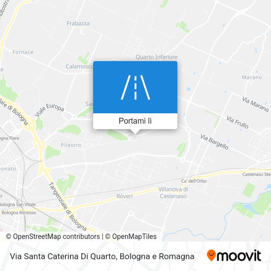 Mappa Via Santa Caterina Di Quarto