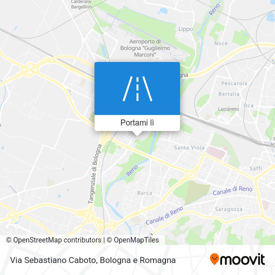 Mappa Via Sebastiano Caboto