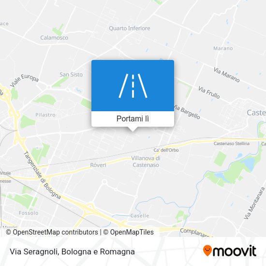 Mappa Via Seragnoli