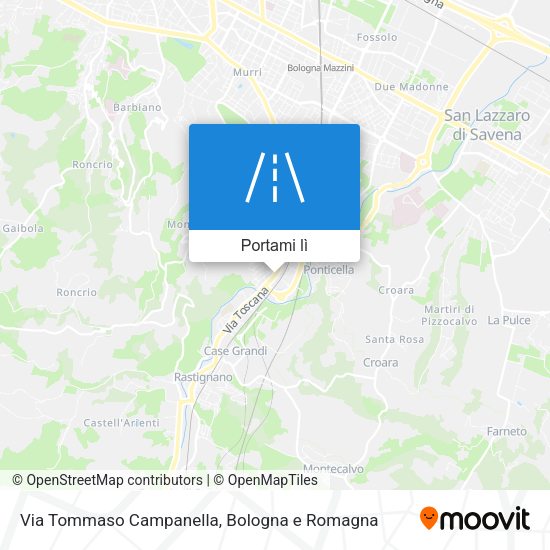 Mappa Via Tommaso Campanella