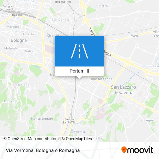 Mappa Via Vermena