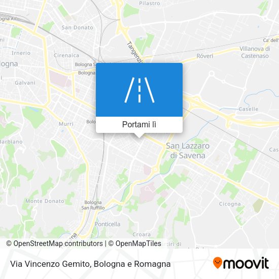 Mappa Via Vincenzo Gemito