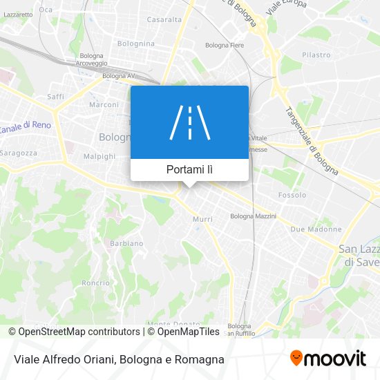 Mappa Viale Alfredo Oriani