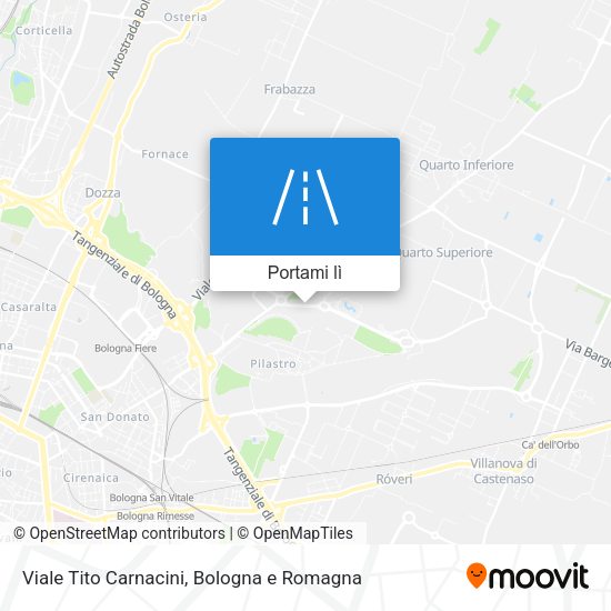 Mappa Viale Tito Carnacini