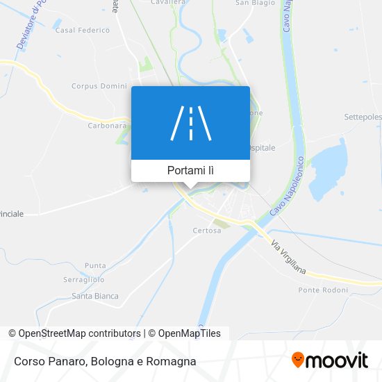 Mappa Corso Panaro
