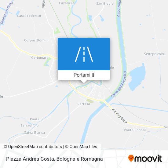 Mappa Piazza Andrea Costa