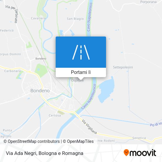 Mappa Via Ada Negri