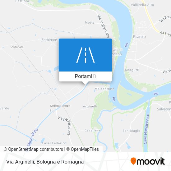 Mappa Via Arginelli