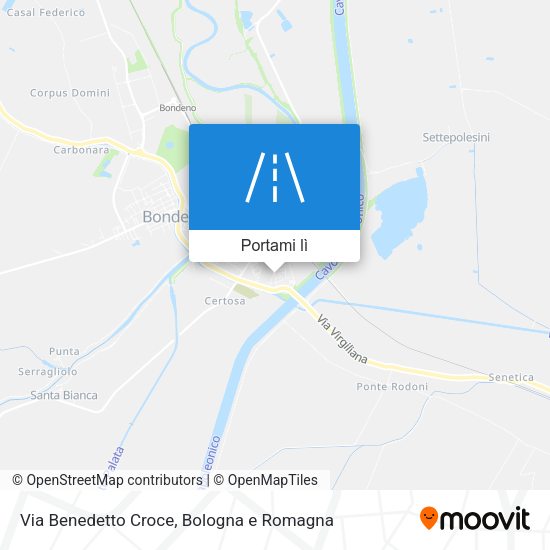 Mappa Via Benedetto Croce