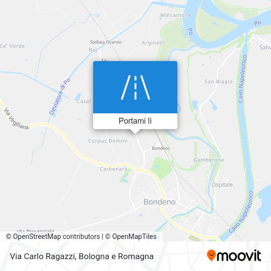 Mappa Via Carlo Ragazzi