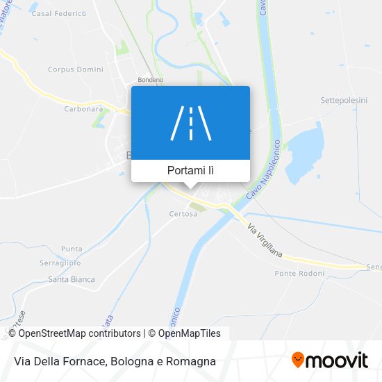 Mappa Via Della Fornace