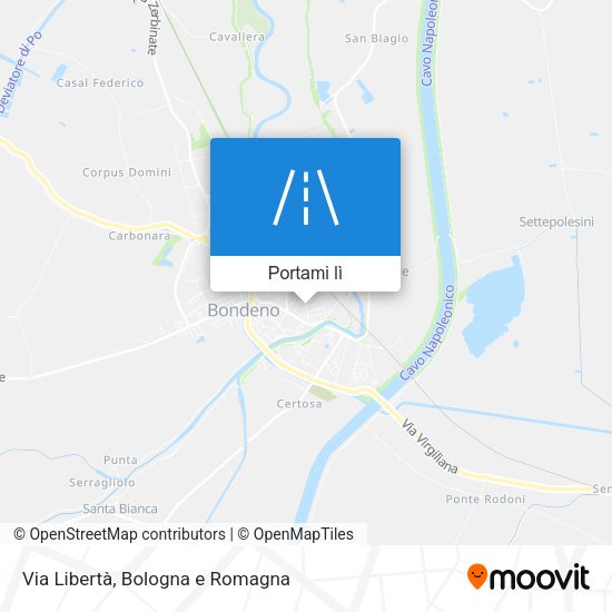 Mappa Via Libertà