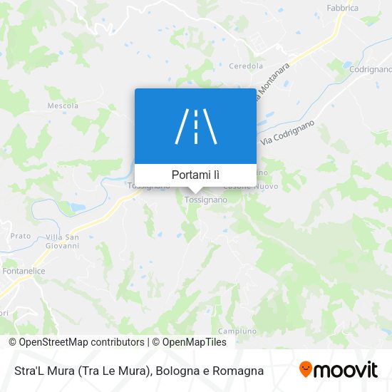 Mappa Stra'L Mura (Tra Le Mura)
