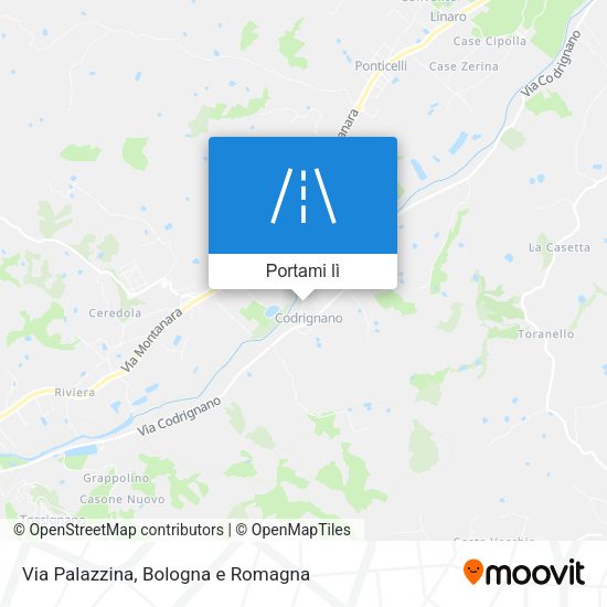 Mappa Via Palazzina