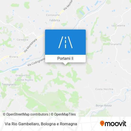 Mappa Via Rio Gambellaro
