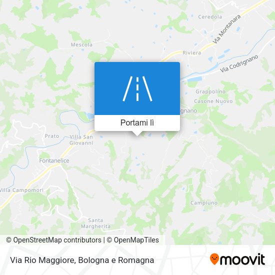 Mappa Via Rio Maggiore