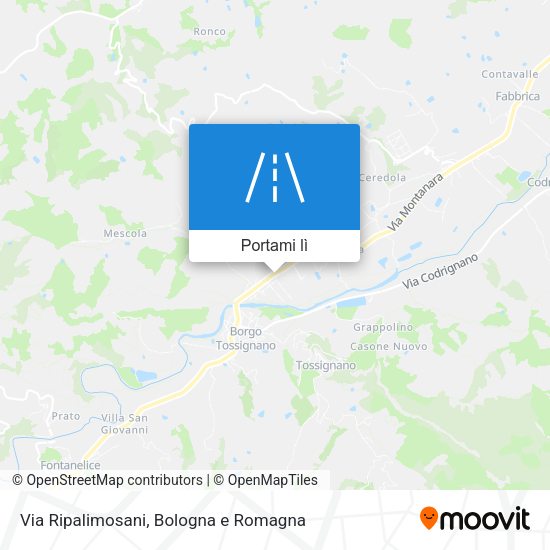 Mappa Via Ripalimosani