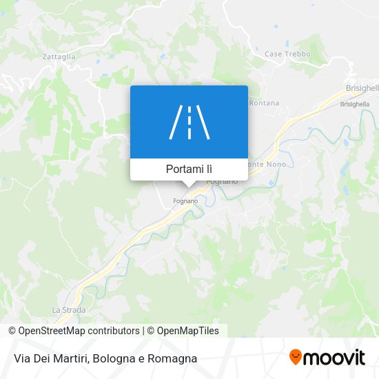 Mappa Via Dei Martiri