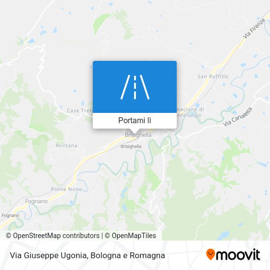Mappa Via Giuseppe Ugonia