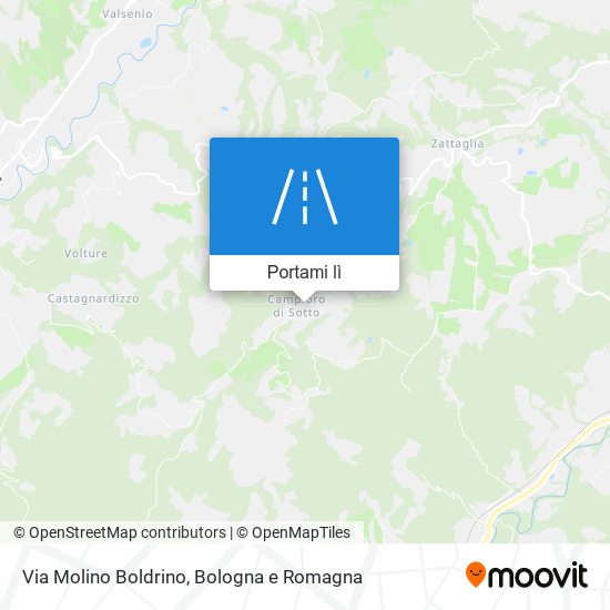 Mappa Via Molino Boldrino