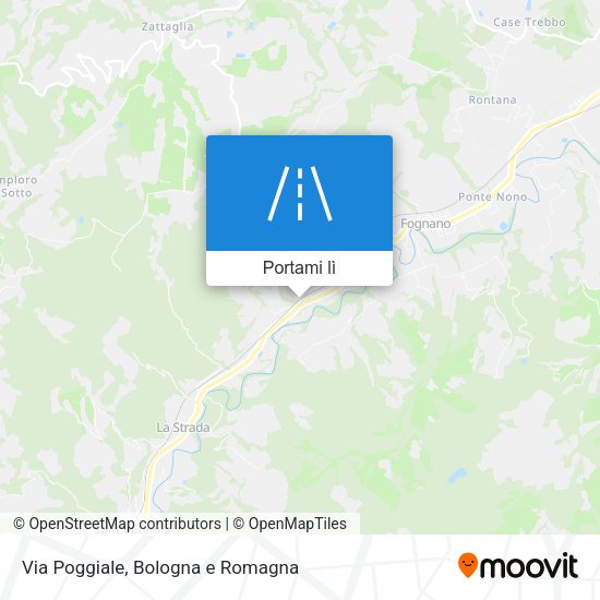 Mappa Via Poggiale