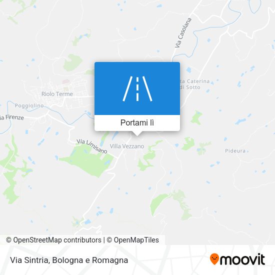Mappa Via Sintria