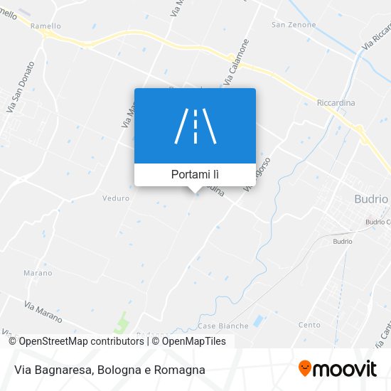 Mappa Via Bagnaresa