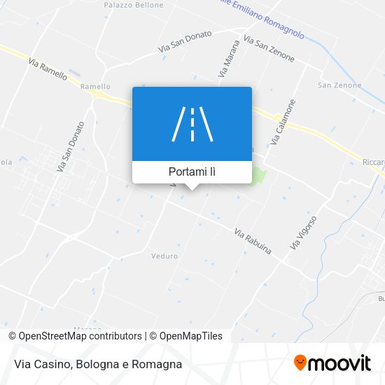 Mappa Via Casino