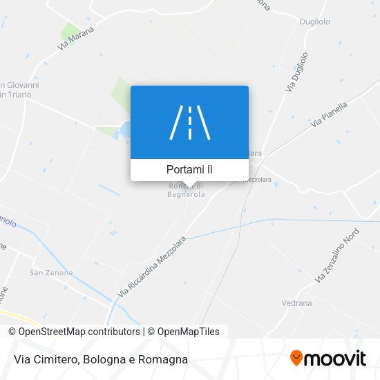 Mappa Via Cimitero