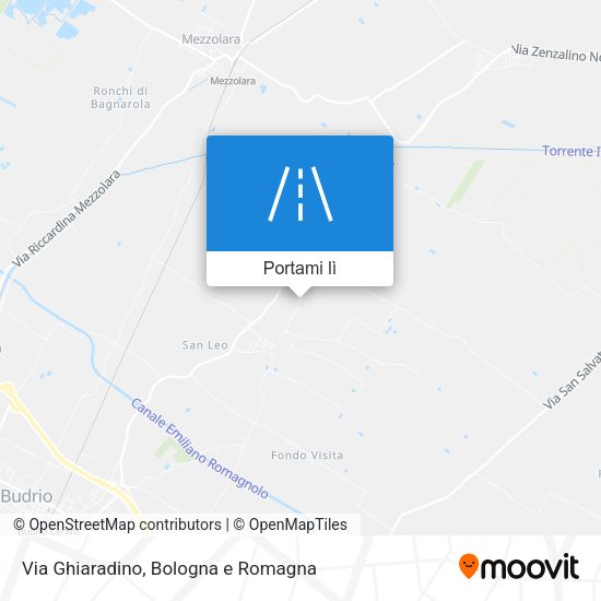 Mappa Via Ghiaradino