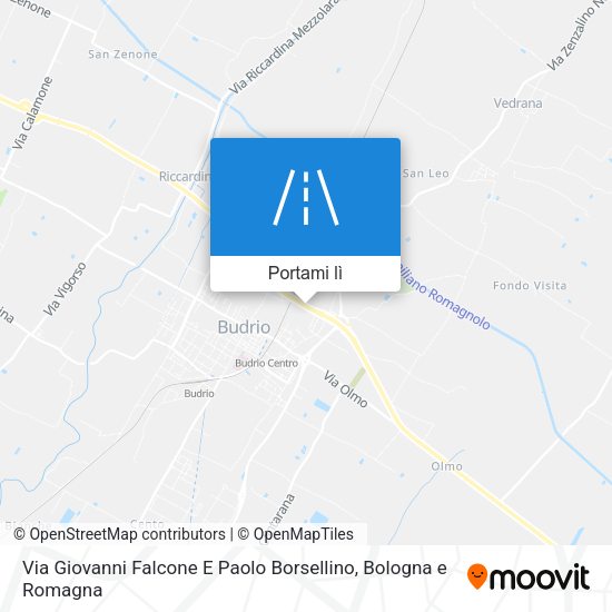 Mappa Via Giovanni Falcone E Paolo Borsellino