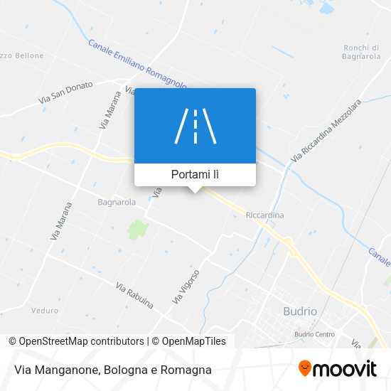 Mappa Via Manganone