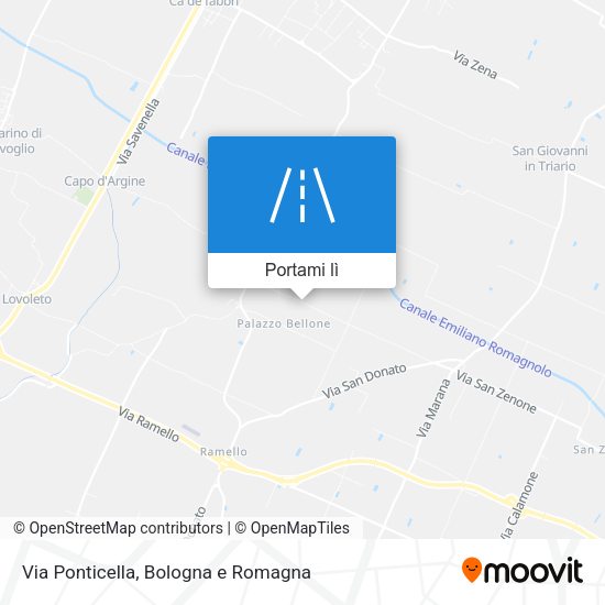 Mappa Via Ponticella