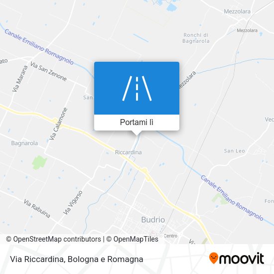 Mappa Via Riccardina