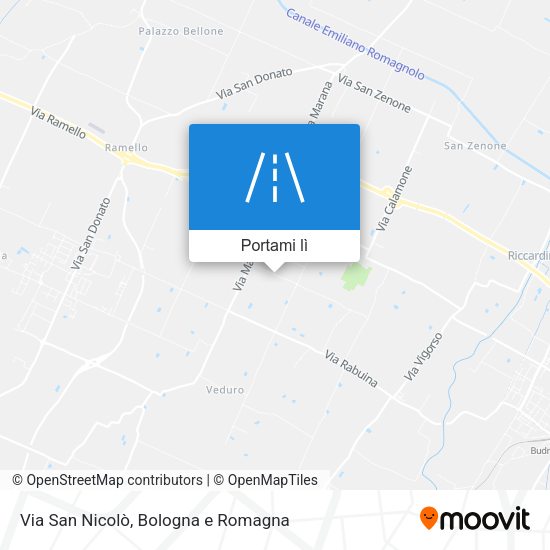 Mappa Via San Nicolò