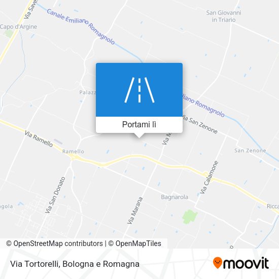 Mappa Via Tortorelli