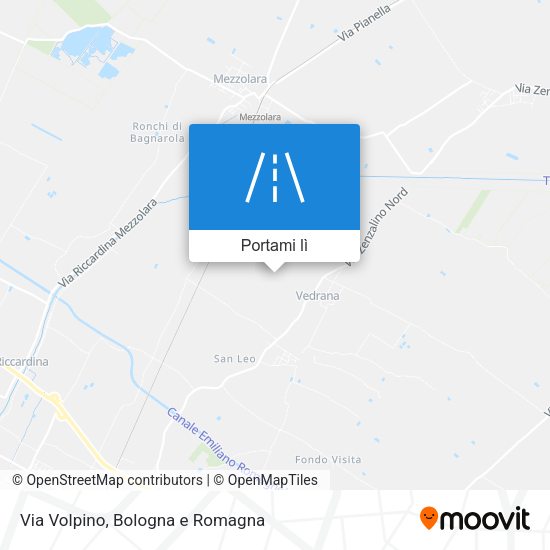 Mappa Via Volpino