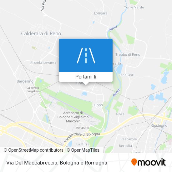Mappa Via Del Maccabreccia