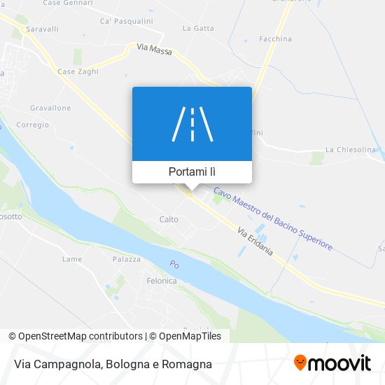 Mappa Via Campagnola